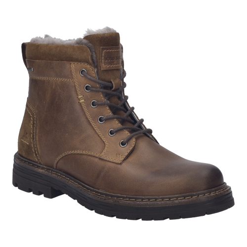 Pánské extra teplé kotníkové boty Josef Seibel 20850-LA586-350 hnědé