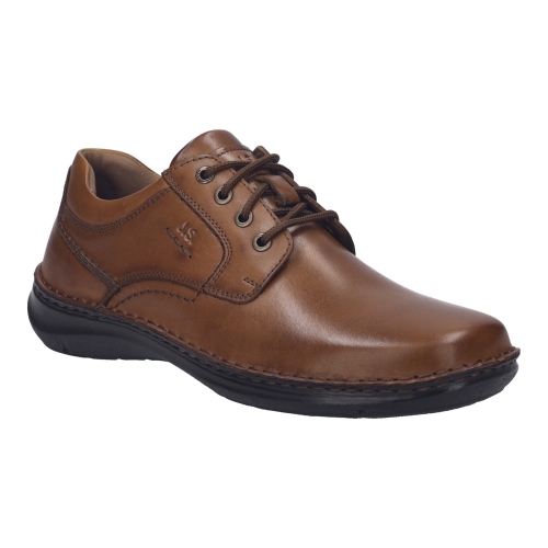 Pánské extra široké polobotky  44906-859-370 hnědé