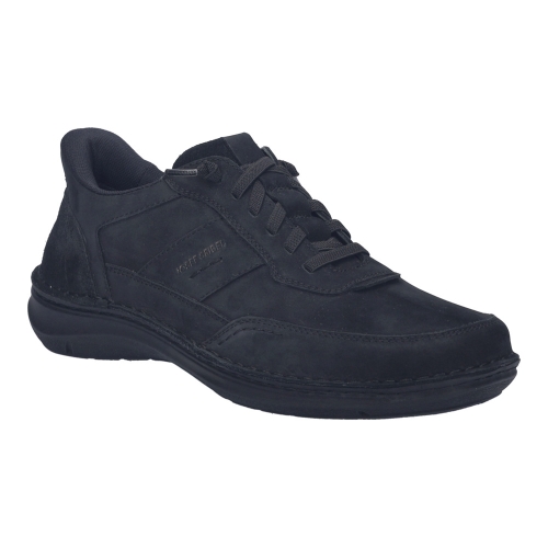 Pánské extra široké polobotky  44921-TE518-100 černé