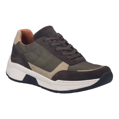 Pánské široké polobotky  46205-TE918-382 hnědé