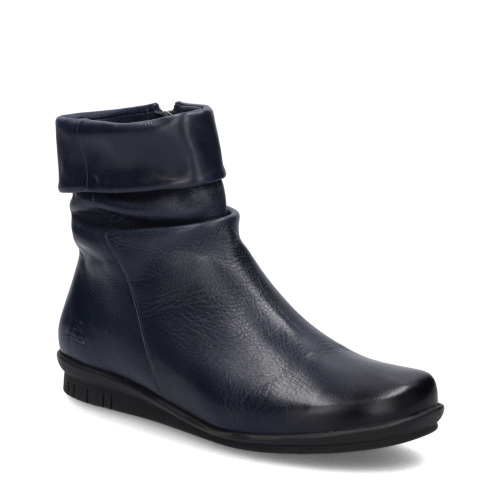 Dámské široké kotníkové boty  95402-VL531-530 modré