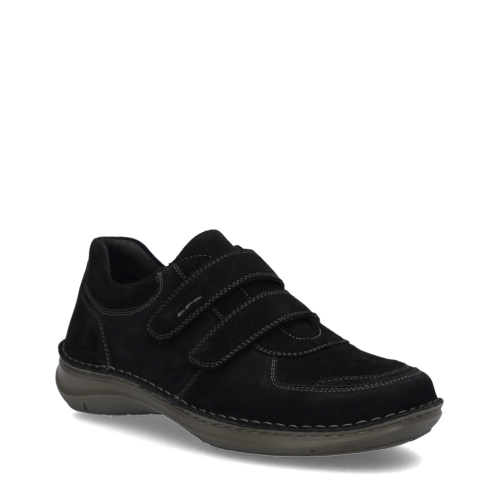 Pánské extra široké polobotky  44916-TE518-100 černé
